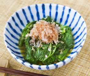 ほうれん草のおひたし 醤油 味噌 本物の味ひとすじ フンドーキン醤油 九州大分県臼杵