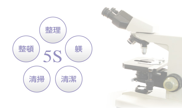 5S(整理、躾、清潔、清掃、整頓)