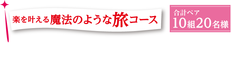 魔法のような旅コース