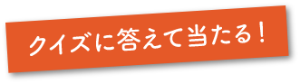 クイズに答える当たる！