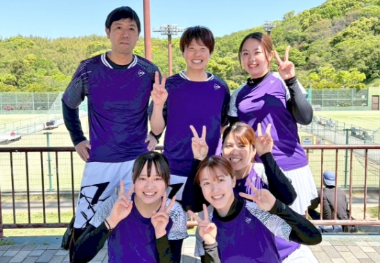 テニス部女子メンバー