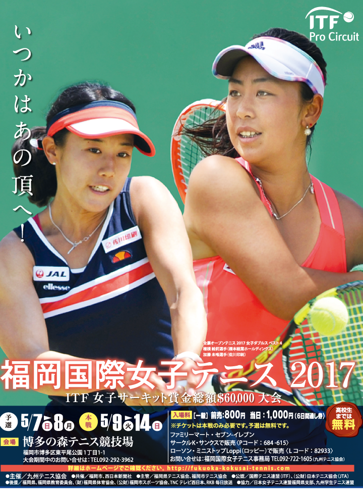 福岡国際女子テニス2018大会概要