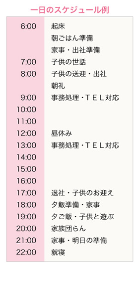 柴北純佳さんの１日