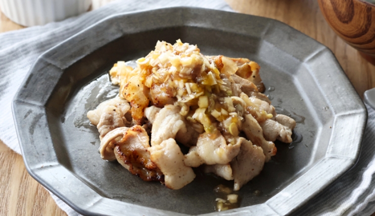 豚肉のネギ塩だれ