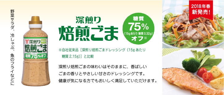 糖質75%オフ焙煎ごまドレッシング