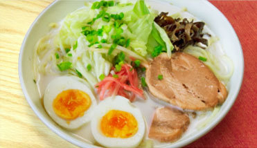 白だしで作る とんこつ風ラーメン