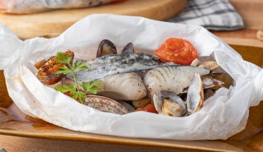 レンジでアクアパッツァ