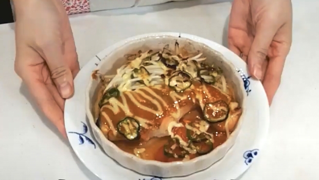 鮭の味噌マヨ焼き