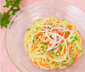 ごぼう風味パスタサラダ