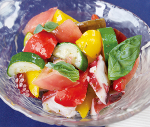 タコと夏野菜のマリネ