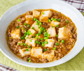 麻婆豆腐 柚子こしょう赤風味