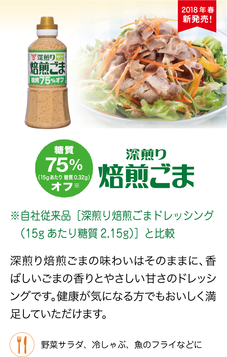 糖質75%オフ焙煎ごまドレッシング